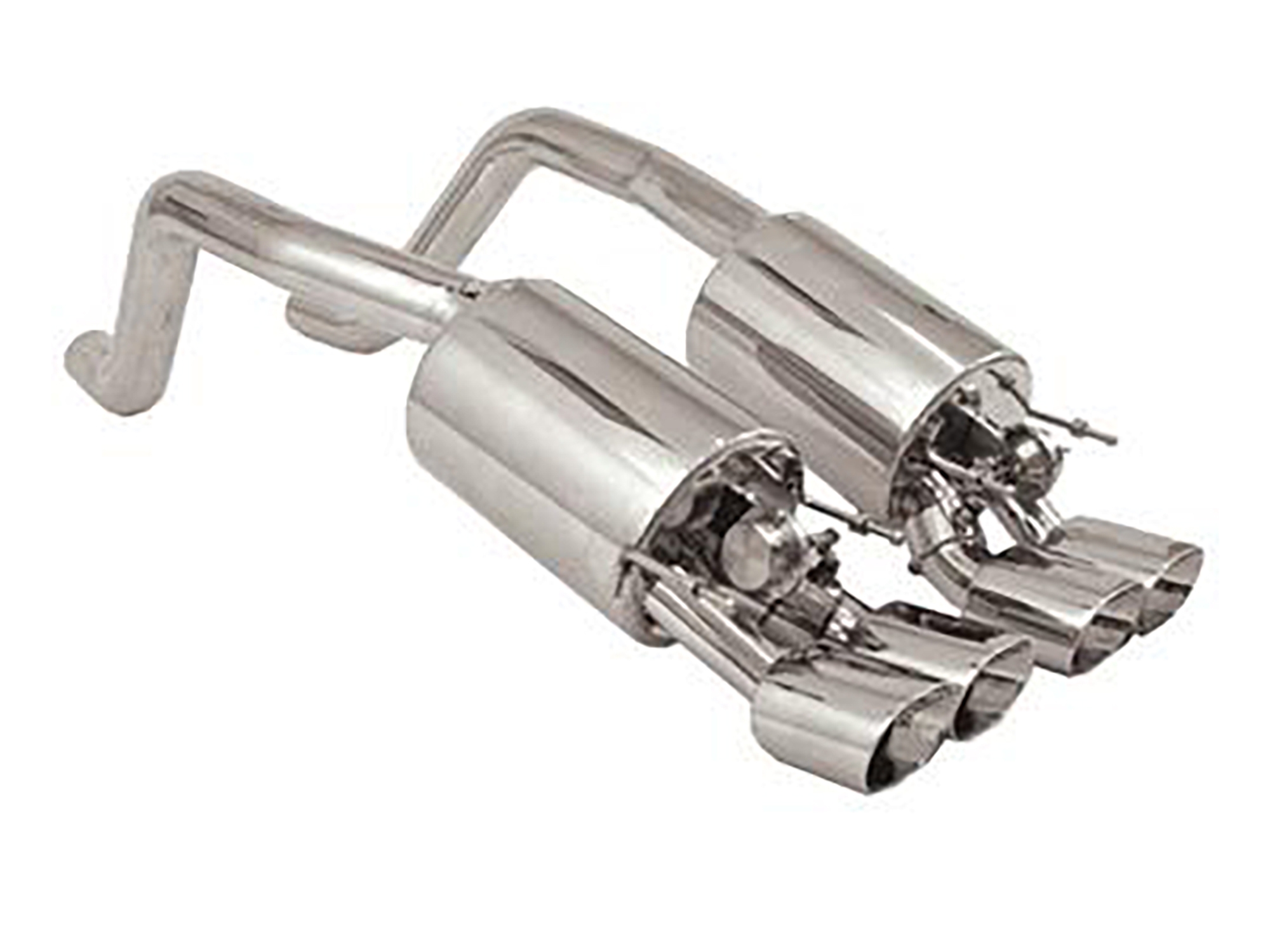 326102 06-12 B&B Z06 ZR1 Fusion dempers met viervoudig Oval eindstukken (ND)
