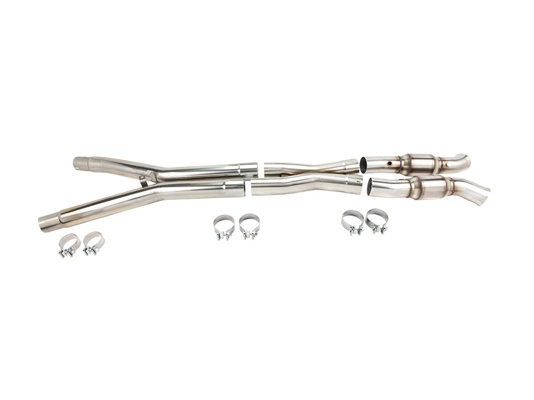 326137 2005-2008 C6 Kooks 3" groen Catted Connection Pipes