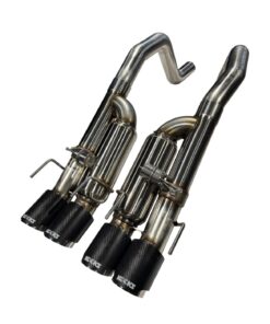 326139 2006-2013 C6 Kooks 3" as-Back uitlaat met Carbon Fiber eindstukken