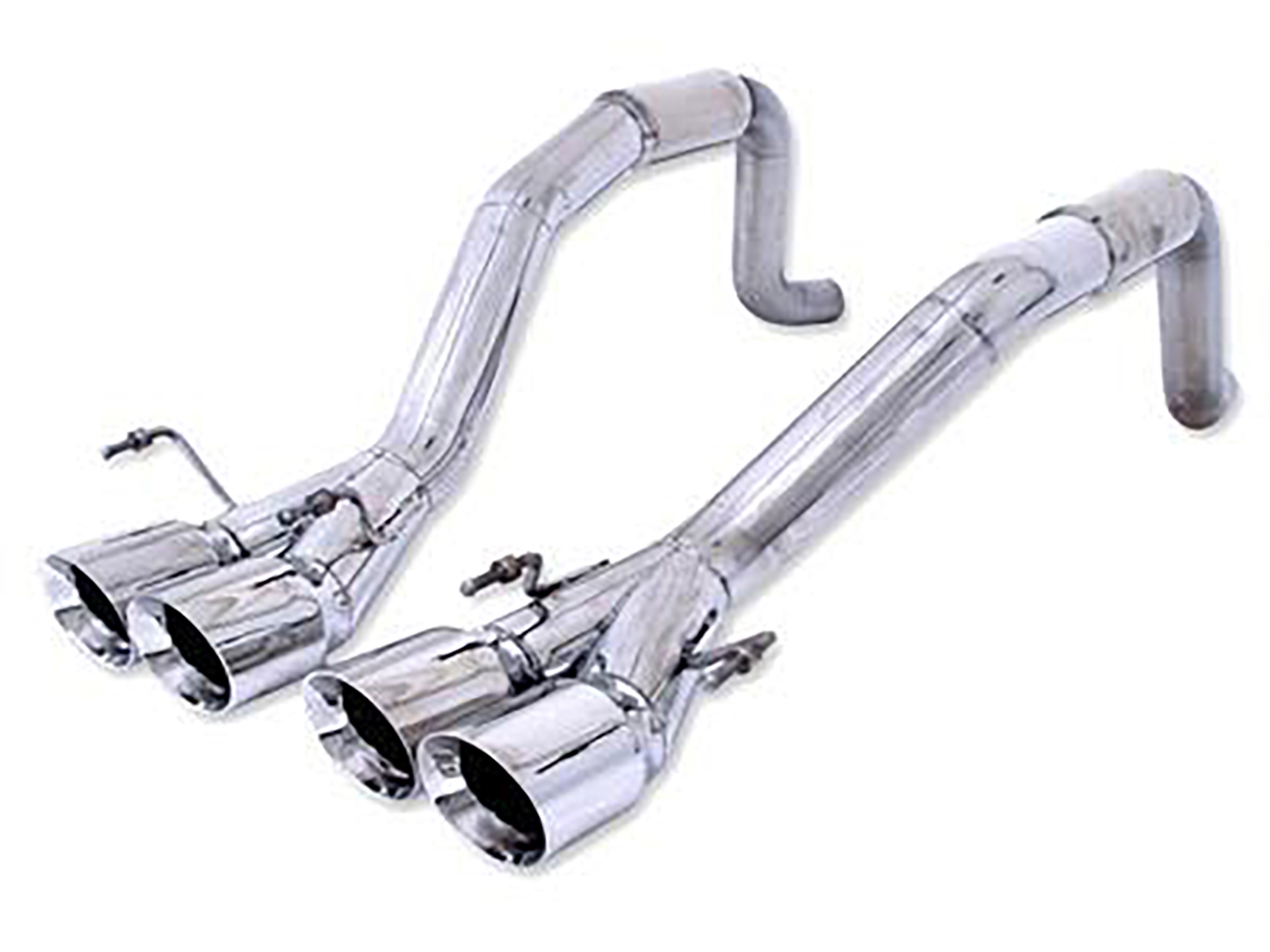 326167 05-08 BBE Bullet Exhaust System - 4in Round Tips