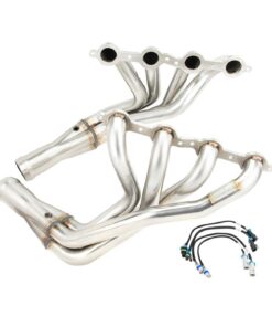 326194 2009-2013 C6 Kooks 1-7/8" RVS Headers & groen Catted X-pijp set