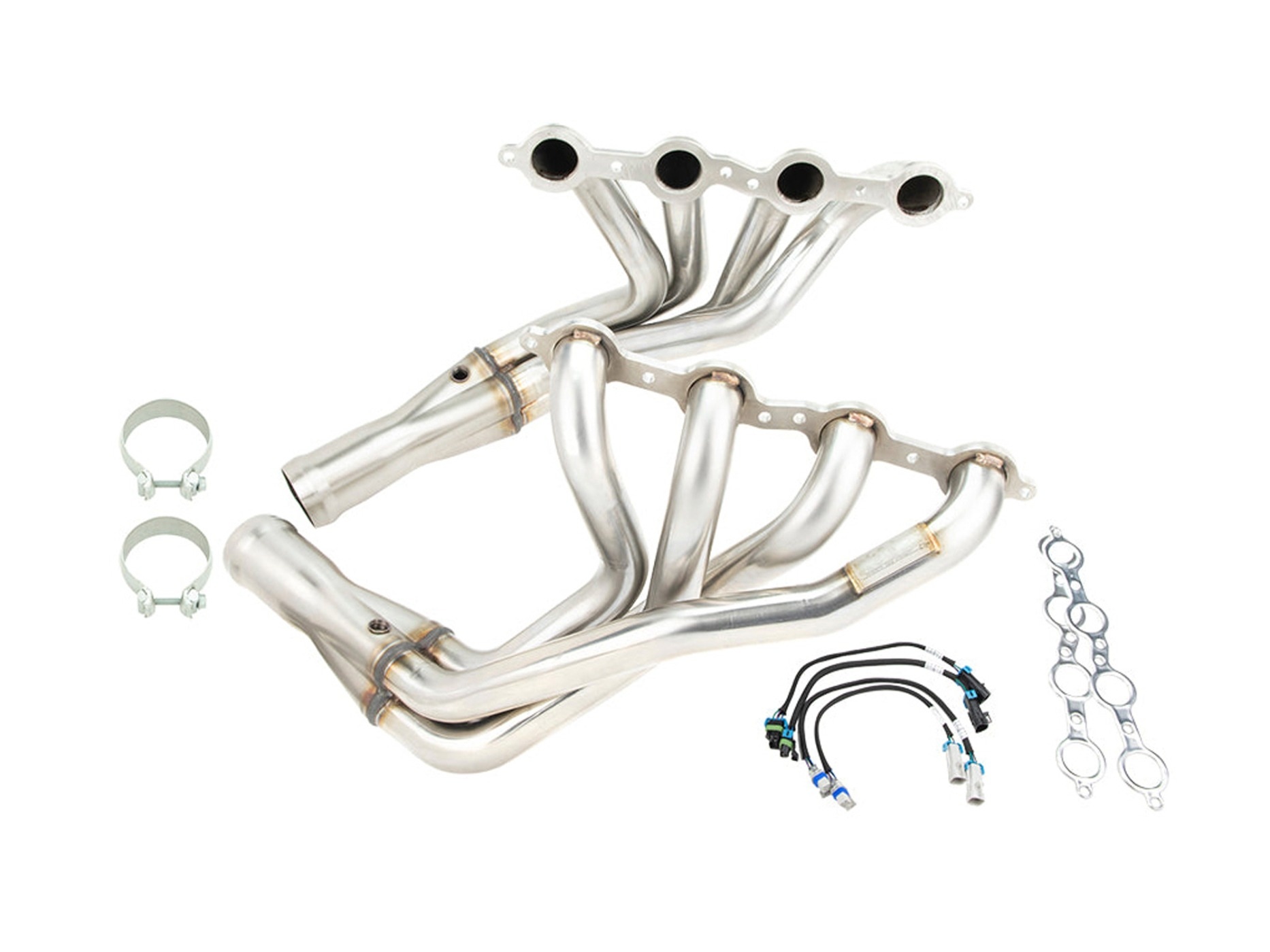 326194 2009-2013 C6 Kooks 1-7/8" RVS Headers & groen Catted X-pijp set