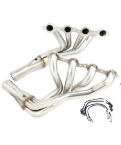 326196 2009-2013 C6 Kooks 1-7/8" RVS Headers & groen Catted X-pijp set