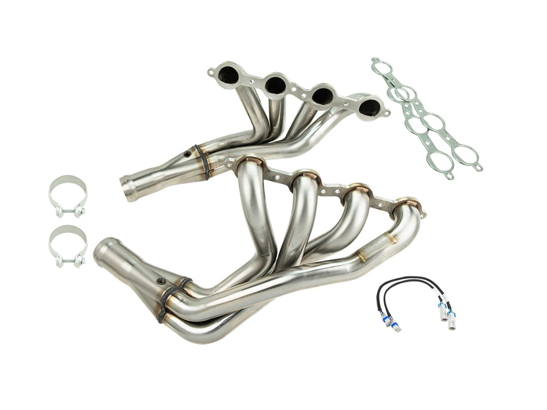 326198 2006-2013 C6 Kooks 1-7/8" RVS Headers & groen Catted X-pijp set