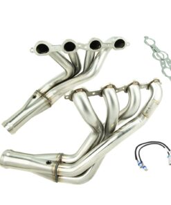 326199 2006-2013 C6 Kooks 2" RVS Headers & groen Catted X-pijp set