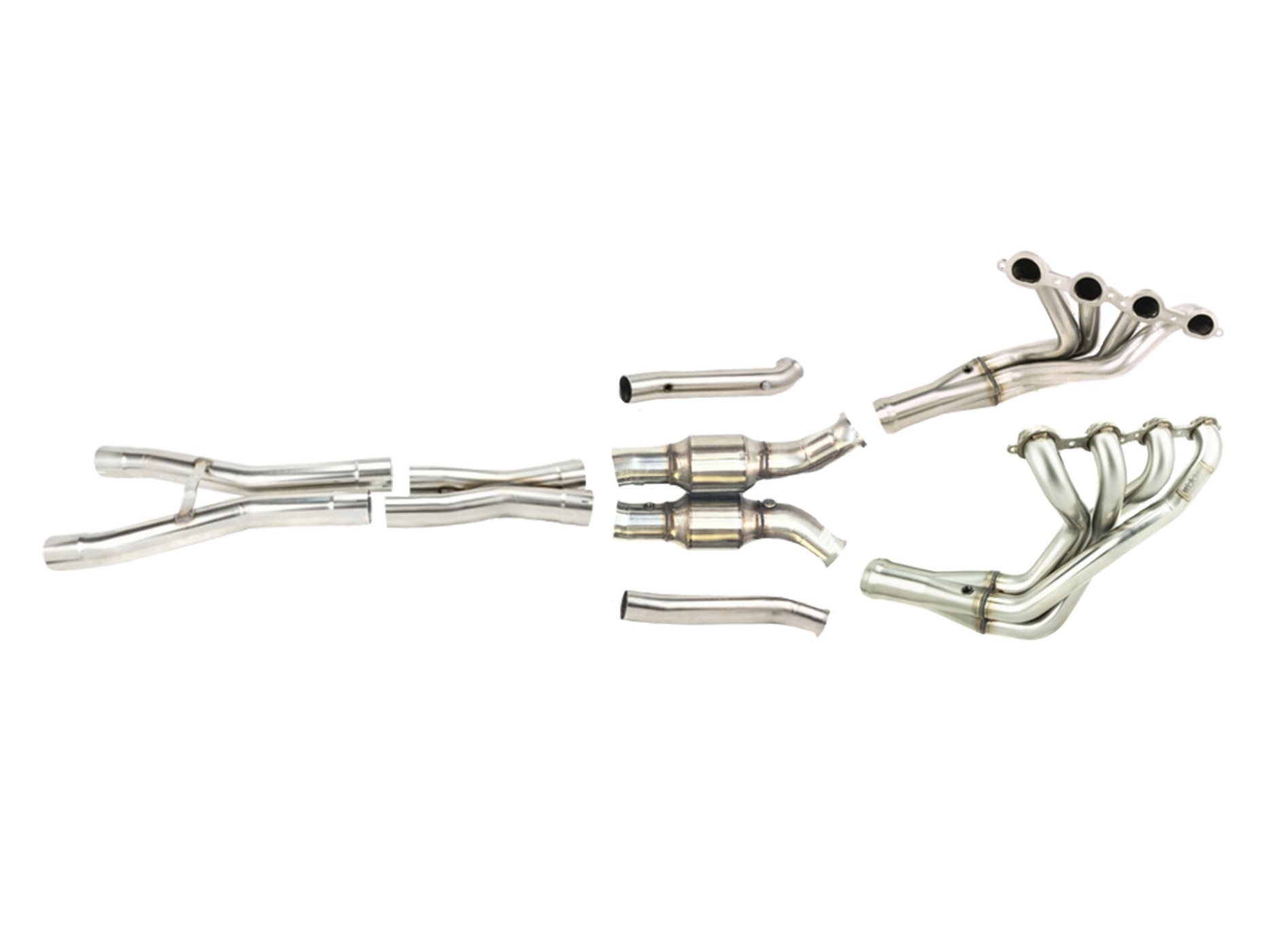 326208 2006-2013 C6 Kooks 2" RVS Headers & Competition Only X-pijp set