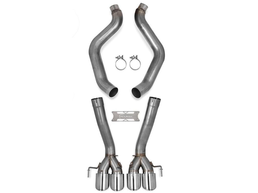 326245 2005-2008 Hooker Blackheart as Back uitlaat Muffler Eliminators - (ND)