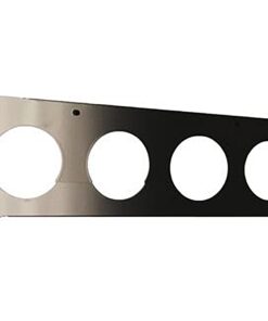 327012 14-19 Black Powder Coated Exhaust Plate With NPP