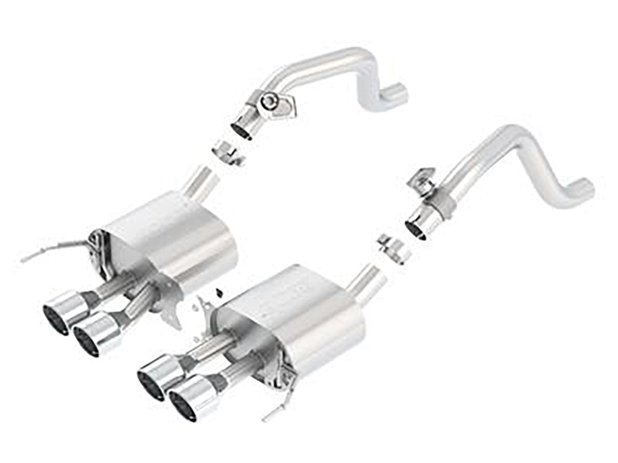 327115 14-19 Borla Stypemuf Except NPP Round Tip