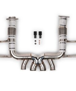 328417 2023-2025 Fabspeed Z06 Titanium Supersport X-pijp Cat-Back uitlaat OEM eindstukken