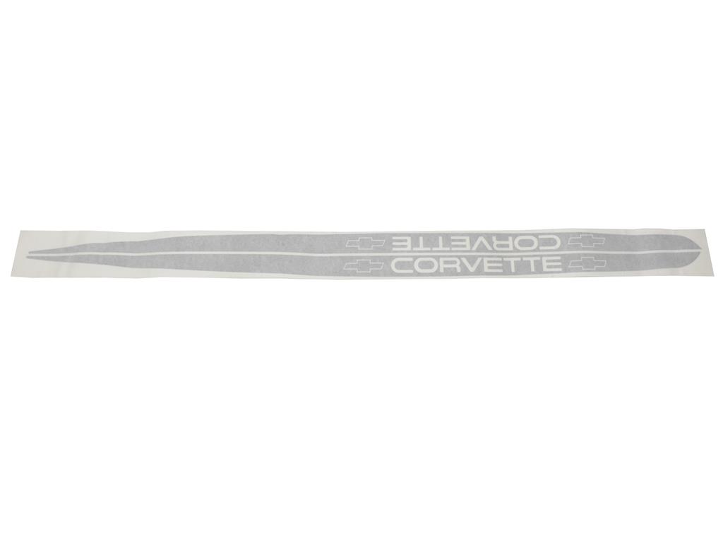 334012 84-90 motorkap sticker - Corvette Words (ND)