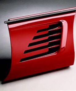 334557 95-96 spatbord Louver Accent - Acryl Gold Mirror Finish