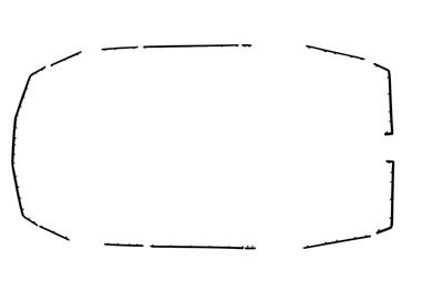 334598 84 carrosserie zijde Molding - compleet auto