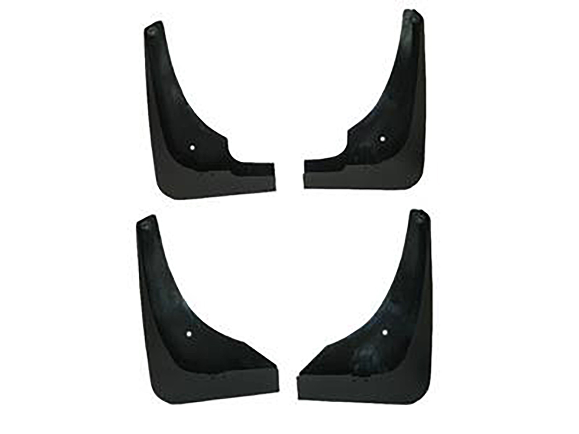 335007 1997-2004 Fender Splash Guard voor en achter Altec gegoten zwart 4 stukken