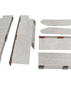 335020 97-04 Remzijde en achter Duct Grille / Scherm - Roestvrij staal