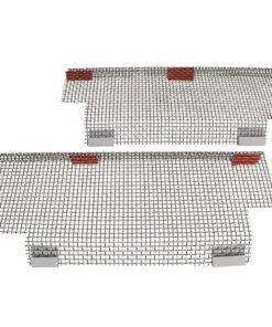 335038 97-04 Achterbumper Duct Grille / Scherm - Roestvrij staal