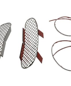 335064 97-04 Side Vent Grille - Laser Mesh Roestvrij staal - Paar