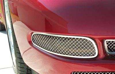 335067 97-04 Voorste draai / Marker Licht Grilles - Laser Mesh - Roestvrij staal - Paar