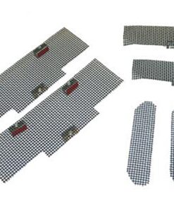 335243 97-04 Rem / zij-en achter DuctGrilleScreenBlack - Set of 6 (ND) "USE 335020"