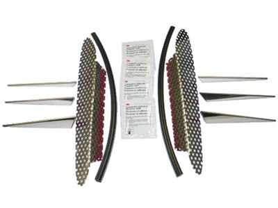 336025 05-13 gepolijst roestvrij staal zijde Spears met Inserts