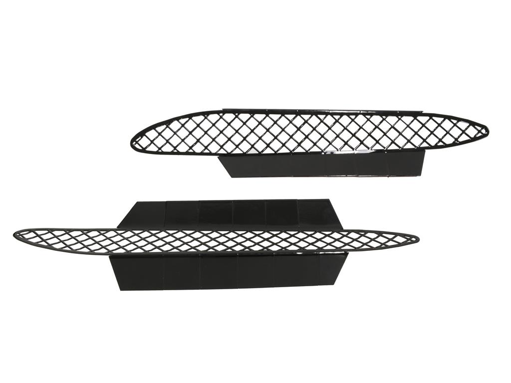 336066 05-13 zwart Laser Mesh zijde spatbord Grilles - roestvrij staal - behalve Z06 / ZR1