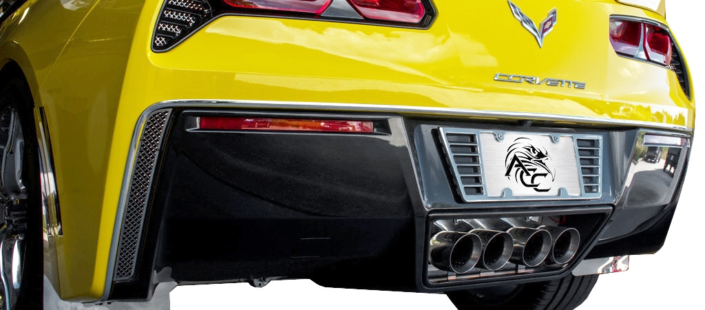 337004 14-19 Rear Valance Chrome Trim