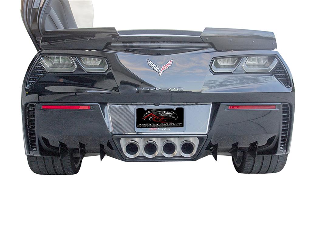 337028 14-19 Z06 C/fbr Wrapped Rear Diffuser