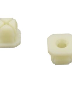 344041 1984-1996 Vierkante Nylon moer - #8 Schroefgrootte - Set van 2