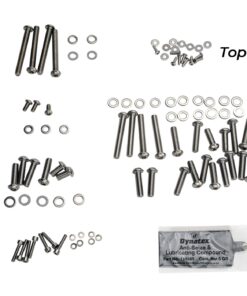 354020 1985-1991 Inname en Throttle carrosserie Roestvrij stalen Knop Schroeven set