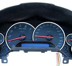 396114 05-13 Gauge Bezel set - Satin aluminium Finish