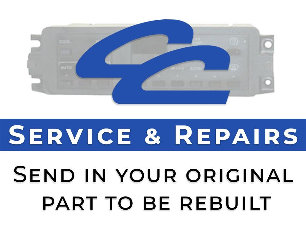 454011 1984-1989 Htr / AC Electronic Control revisie Service