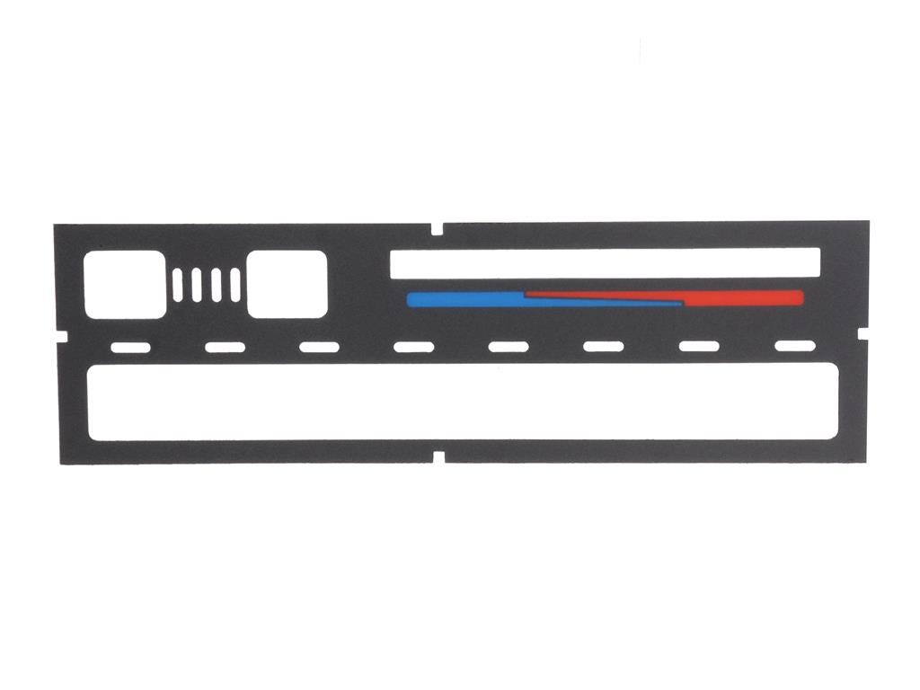 454262 1990-1991 Verwarming & Airconditioning Control Face Applique