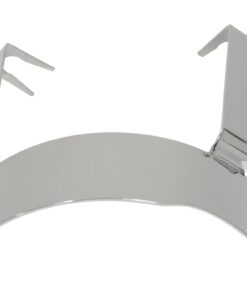 454507 85-87 Airconditioning poelie schild - Chrome Finish