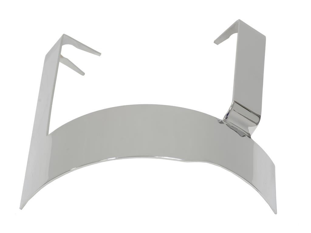 454507 85-87 Airconditioning poelie schild - Chrome Finish