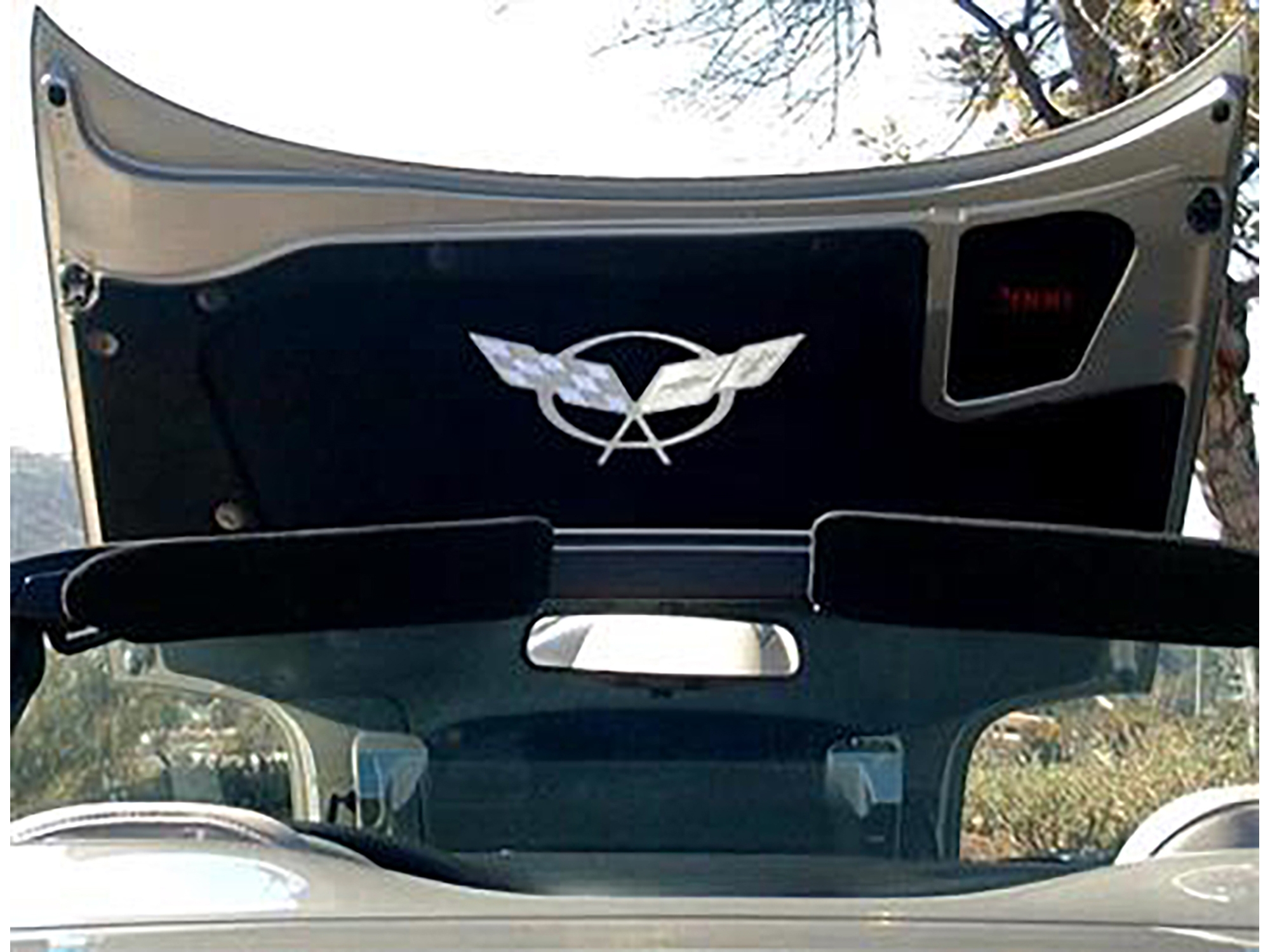 465011 97-04 Roestvrij Hood Liner Emblem