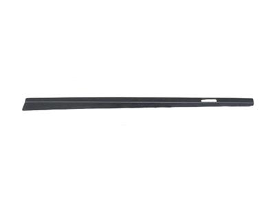 484502L 86-89 Converteerbare deurpaneel Zwarte bovenste trim - Links kunststof - CA