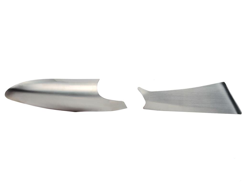 486000 2005-2013 deurpanelen / Pulls geborsteld roestvrij staal Knee Guards - paar