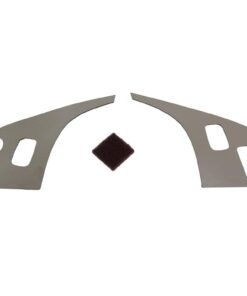 486077 05-13 deur Lock Trim - geborsteld roestvrij staal met Option Button