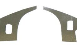 486112 05-13 deur Lock Trim - geborsteld roestvrij staal - Standard - paar