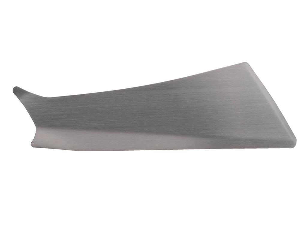 486139 05-13 links zijde deur paneel / Pull geborsteld roestvrij staal Knee Guard