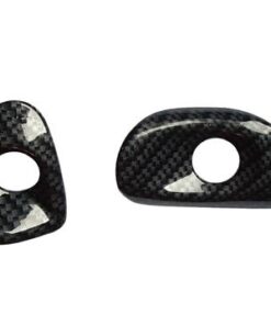 486233 2005-2013 Carbon Fiber Look Interior deur Release Bezel afdekkingen