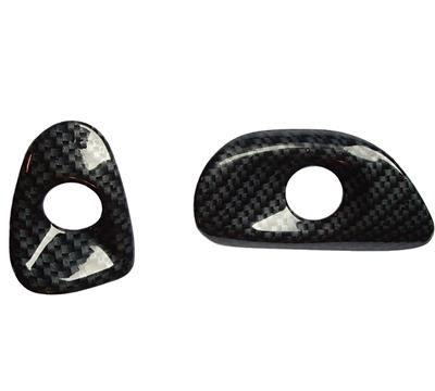 486233 2005-2013 Carbon Fiber Look Interior deur Release Bezel afdekkingen