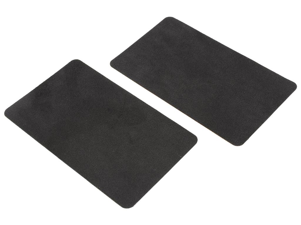 487027 14-19 Sunvisor Label Cover - Suede