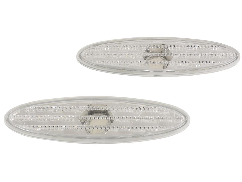 495027 97-04 Diamond Cut Crystal Clear Rear Sidemarker Lampen "USE 495029"