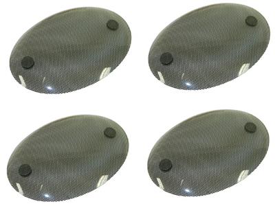 495036 97-04 Blackout Cover Kit - Achterzijde koolstofvezel 4 stuks