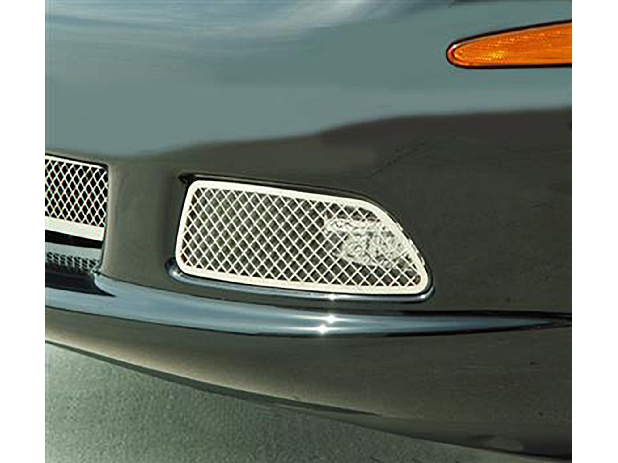 496032 06-13 Z06/GS Laser Mesh RVS Driving lamp afdekkingen
