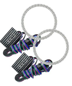 496217 2005-2013 C6 Oracle LED Fog Halo set - ColorSHIFT