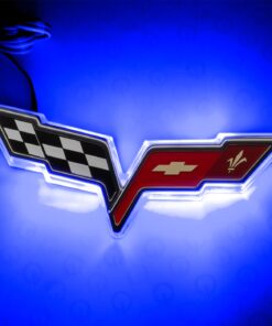 496236 2005-2013 C6 Oracle verlicht Emblem dubbel Intensity Blue