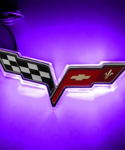 496248 2005-2013 C6 Oracle verlicht Emblem UV/Purple