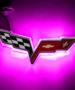 496249 2005-2013 C6 Oracle verlicht Emblem Pink
